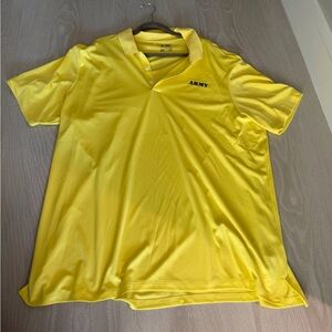 Adidas Bright Yellow Polo Shirt